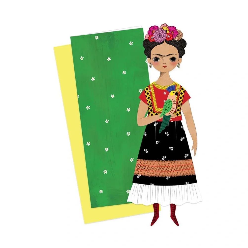 Of Unusual Kind FRIDA
MAILABLE PAPER DOLL Card